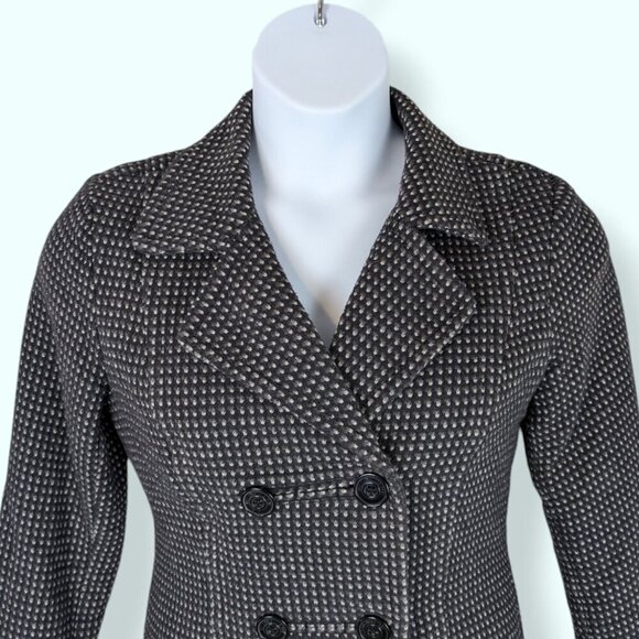 Volcom Houndstooth Lined Pea Coat - Picture 4 of 10